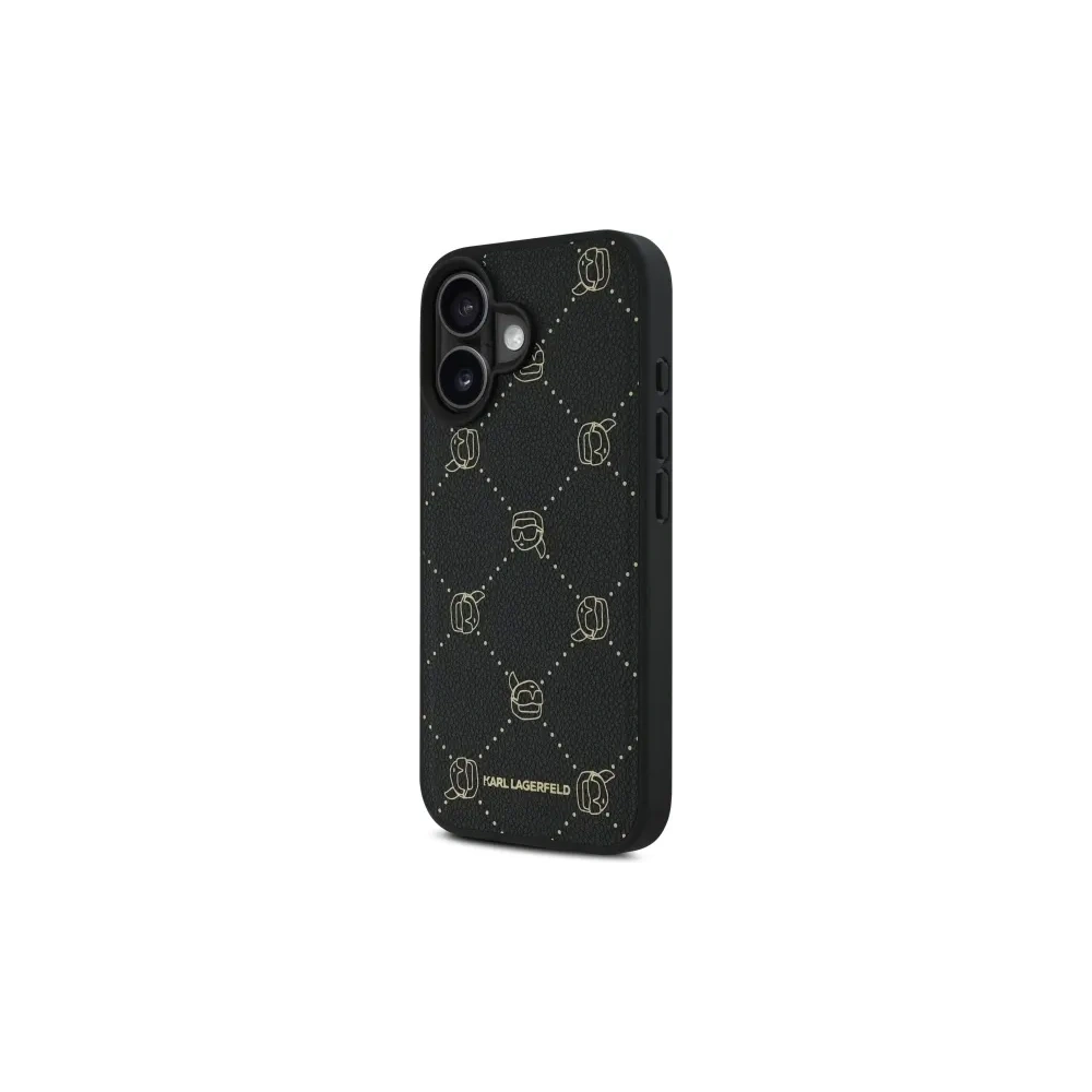 Hurtownia GSM - Etui Karl Lagerfeld KLHMP16SPGKHPHK Apple iPhone 16 Magsafe Karl Head czarny/black - KLD21768 - {ean13} - Hurt