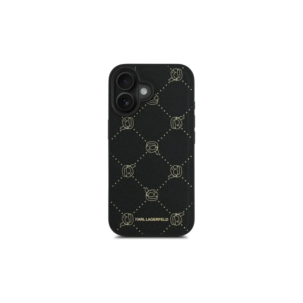 Hurtownia GSM - Etui Karl Lagerfeld KLHMP16SPGKHPHK Apple iPhone 16 Magsafe Karl Head černý/black - KLD21768 - {ean13} - Hurt