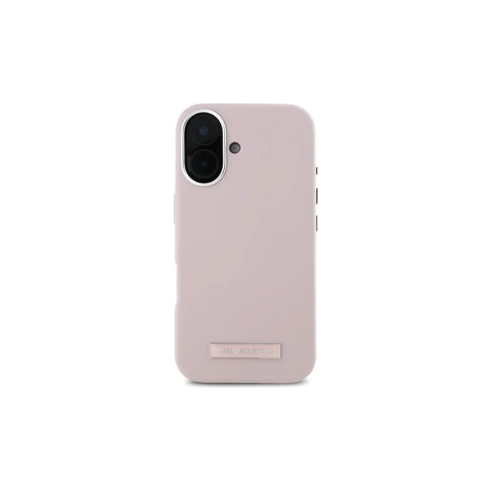 Hurtownia GSM - Etui Karl Lagerfeld KLHMP16SPGMSRPP Apple iPhone 16 hardcase FW Metal Plate MagSafe różowy/pink - KLD21769 - {ean13} - Hurt