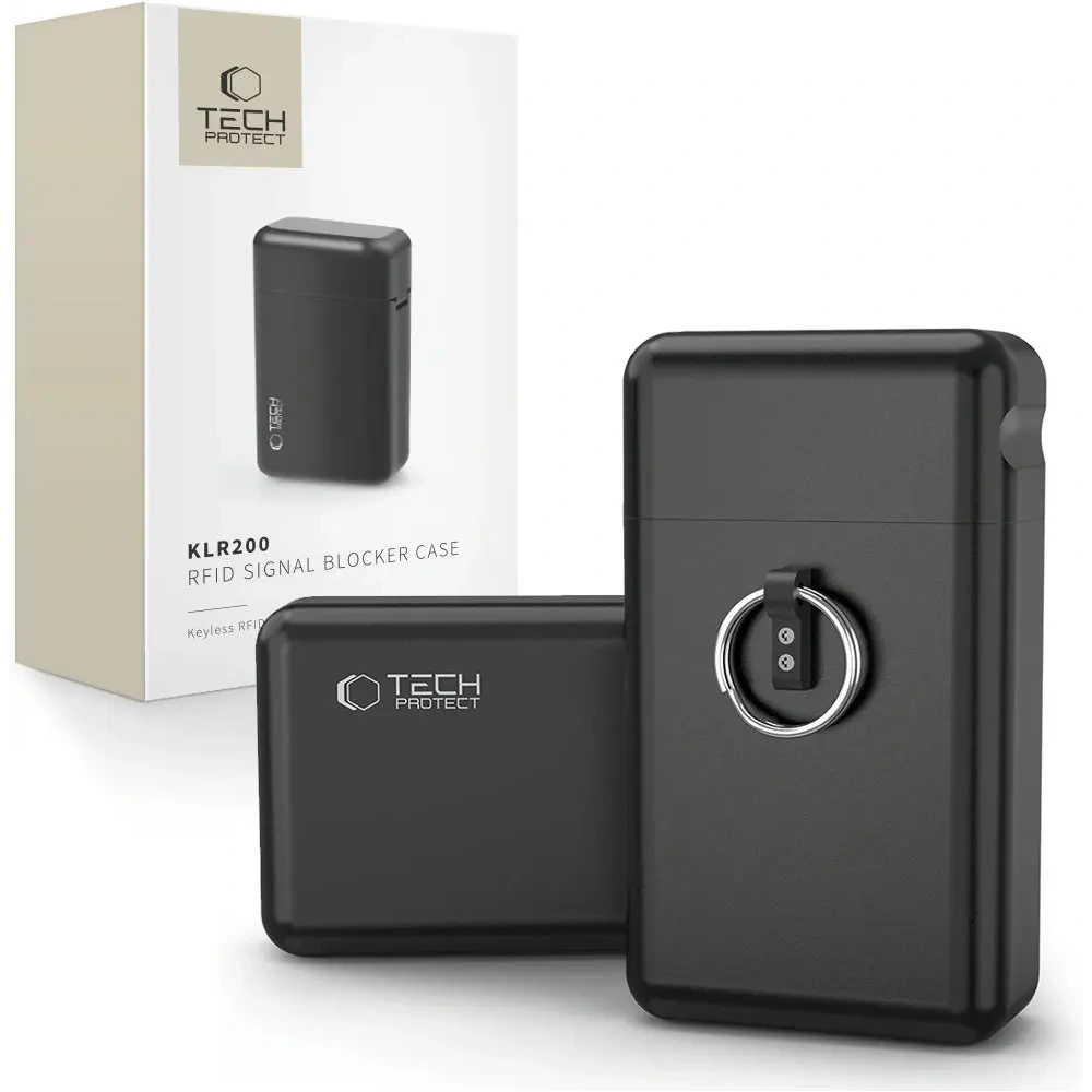 Hurtownia GSM - Tech-Protect KLR200 faraday ketrec Fém Kulcsnélküli RFID Jelblokkoló Tok Fekete - THP3376 - {ean13} - Hurt