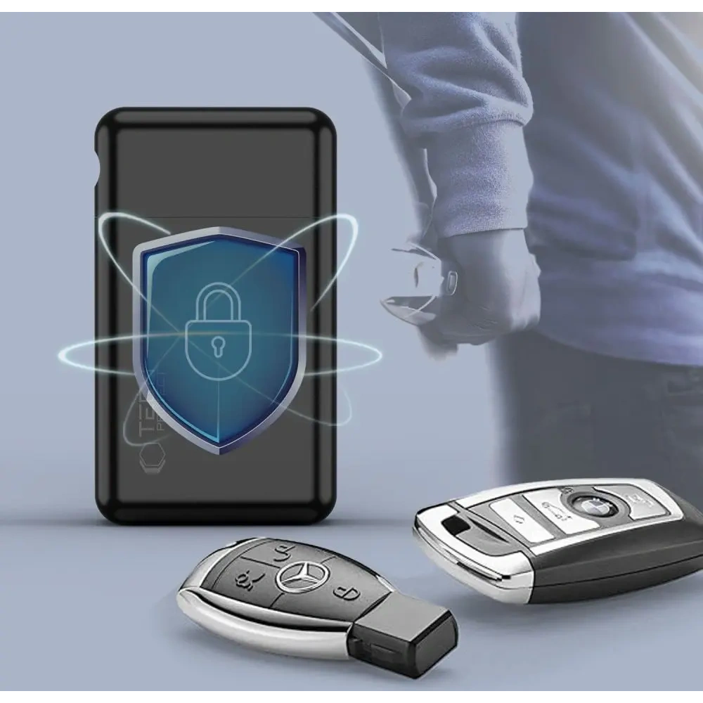 Hurtownia GSM - Tech-Protect KLR200 faraday ketrec Fém Kulcsnélküli RFID Jelblokkoló Tok Fekete - THP3376 - {ean13} - Hurt