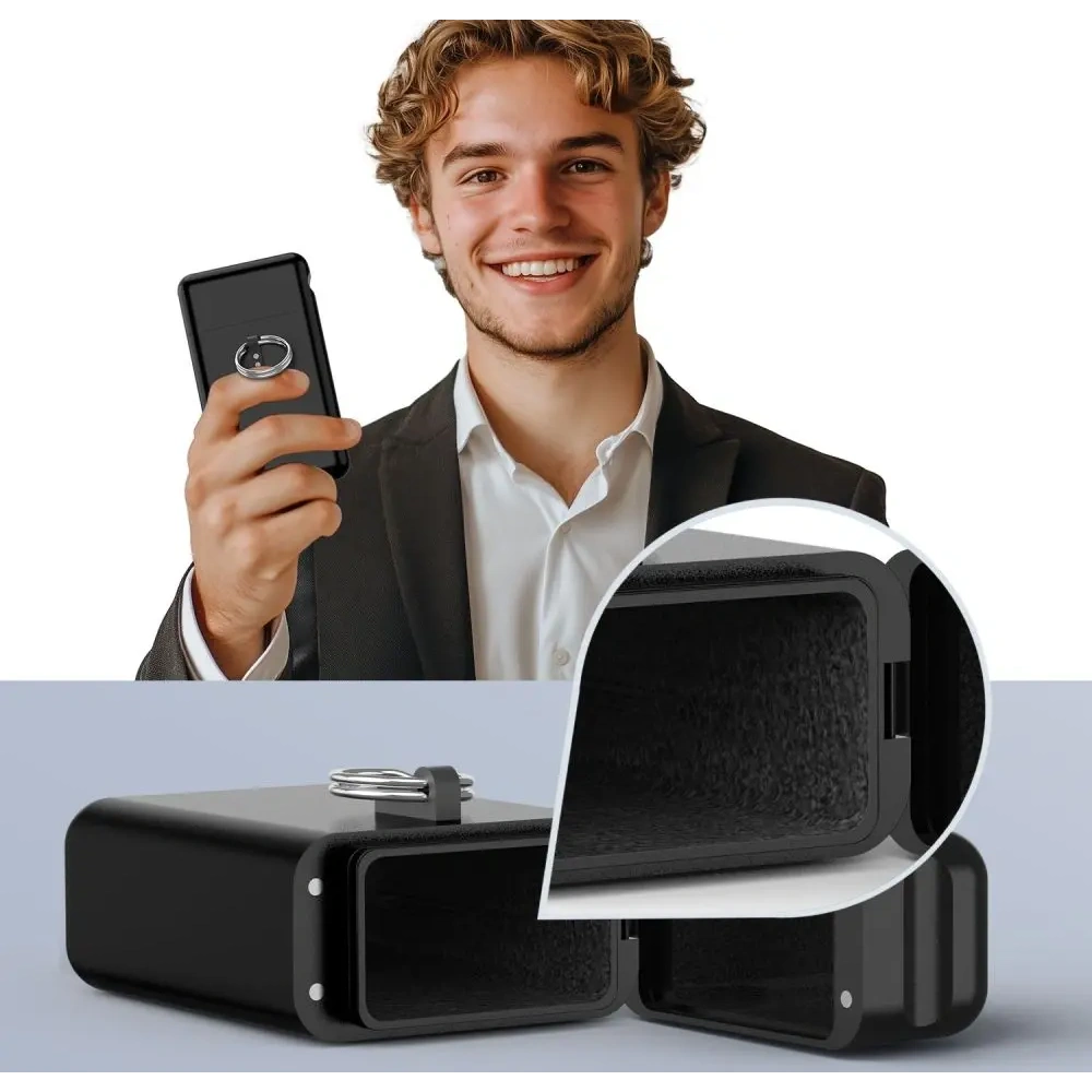 Hurtownia GSM - Tech-Protect KLR200 faraday ketrec Fém Kulcsnélküli RFID Jelblokkoló Tok Fekete - THP3376 - {ean13} - Hurt