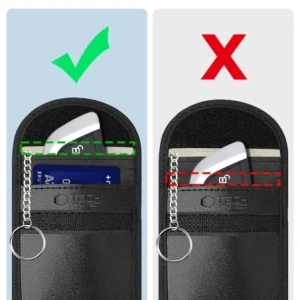 Hurtownia GSM - Tech-Protect KLR100 Faraday ketrec Táska Kulcs nélküli RFID Jel Blokkoló Tok Fekete - THP3377 - {ean13} - Hurt