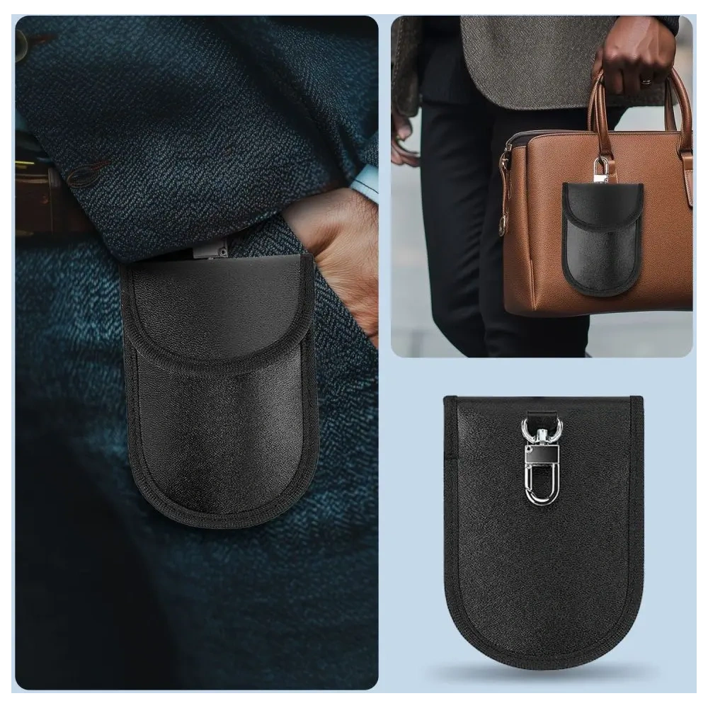 Hurtownia GSM - Tech-Protect KLR100 Faraday ketrec Táska Kulcs nélküli RFID Jel Blokkoló Tok Fekete - THP3377 - {ean13} - Hurt