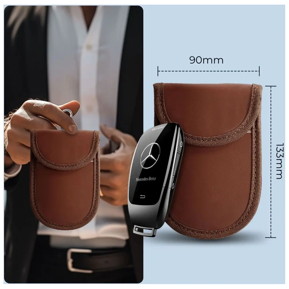 Hurtownia GSM - Klatka Faradaya Tech-Protect KLR100 Pouch Keyless RFID Signal Blocker Case Espresso - THP3378 - {ean13} - Hurt