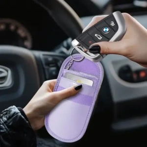 Hurtownia GSM - Tech-Protect KLR100 tárca Faraday ketrec Kulcsnélküli RFID Jel Blokkoló tok Levendula - THP3379 - {ean13} - Hurt