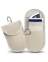 Tech-Protect KLR100 cuptor faraday Pouch Blochează semnalul RFID fără cheie Caffe Latte