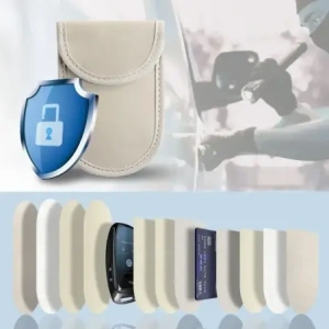 Hurtownia GSM - Tech-Protect KLR100 faraday ketrec Táska Kulcsnélküli RFID Jel Blokkoló Tok Caffe Latte - THP3380 - {ean13} - Hurt