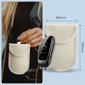 Hurtownia GSM - Tech-Protect KLR100 faraday ketrec Táska Kulcsnélküli RFID Jel Blokkoló Tok Caffe Latte - THP3380 - {ean13} - Hurt