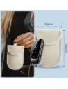 Hurtownia GSM - Tech-Protect KLR100 faraday ketrec Táska Kulcsnélküli RFID Jel Blokkoló Tok Caffe Latte - THP3380 - {ean13} - Hurt