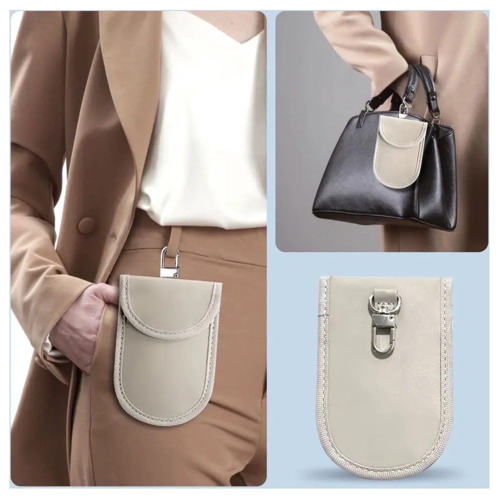 Hurtownia GSM - Klatka Faradaya Tech-Protect KLR100 Pouch Keyless RFID Signal Blocker Case Caffe Latte - THP3380 - {ean13} - Hurt