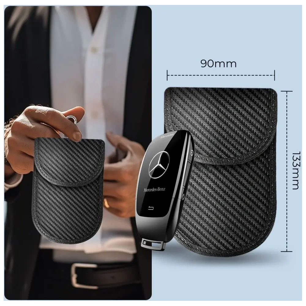 Hurtownia GSM - Tech-Protect KLR100 cușcă Faraday Pouch Blocare Semnal RFID Fără Cheie Carbon - THP3381 - {ean13} - Hurt