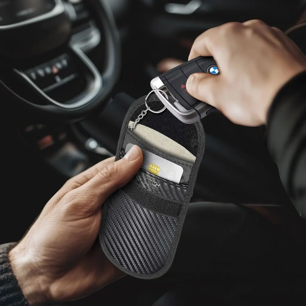 Hurtownia GSM - Tech-Protect KLR100 faraday ketrec Tok Kulcs nélküli RFID Jel Blokkoló Eset Szén - THP3381 - {ean13} - Hurt