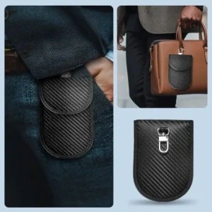 Hurtownia GSM - Tech-Protect KLR100 faraday ketrec Tok Kulcs nélküli RFID Jel Blokkoló Eset Szén - THP3381 - {ean13} - Hurt