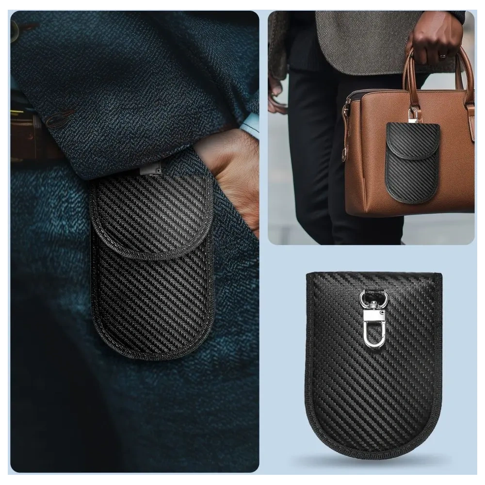 Hurtownia GSM - Tech-Protect KLR100 faraday ketrec Tok Kulcs nélküli RFID Jel Blokkoló Eset Szén - THP3381 - {ean13} - Hurt