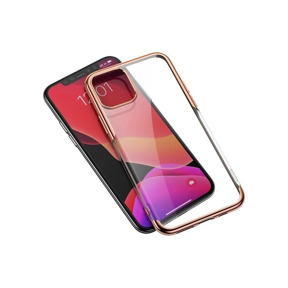 Hurtownia GSM - Przezroczyste etui Baseus Shining Case do iPhone 11 Pro 5,8 (złote) - BSU1246GLD - {ean13} - Hurt