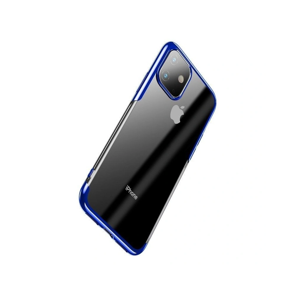 Hurtownia GSM - Przezroczyste etui Baseus Shining Case do iPhone 11 6,1 (niebieskie) - BSU1247BLU - {ean13} - Hurt