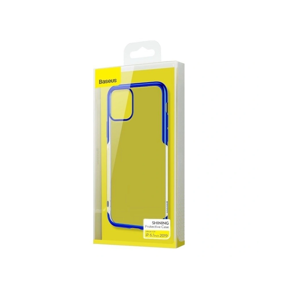 Wholesale Baseus Shining Case Apple iPhone 11 6.1 Blue - BSU1247BLU - {ean13} - Hurt