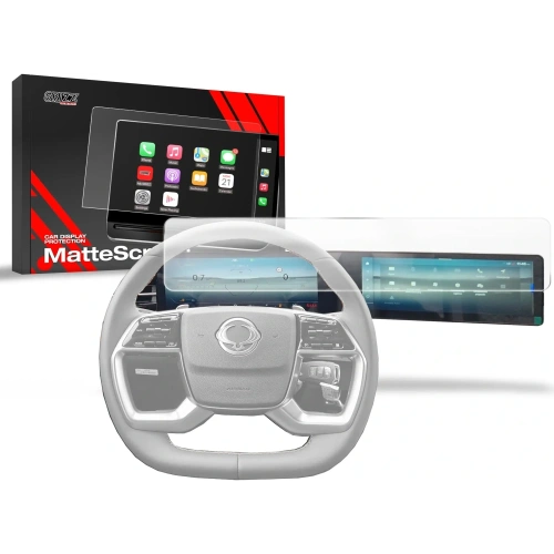 Folia matowa GrizzGlass CarDisplay Protection do SsangYong Torres EVX 12,3" 2024-2025