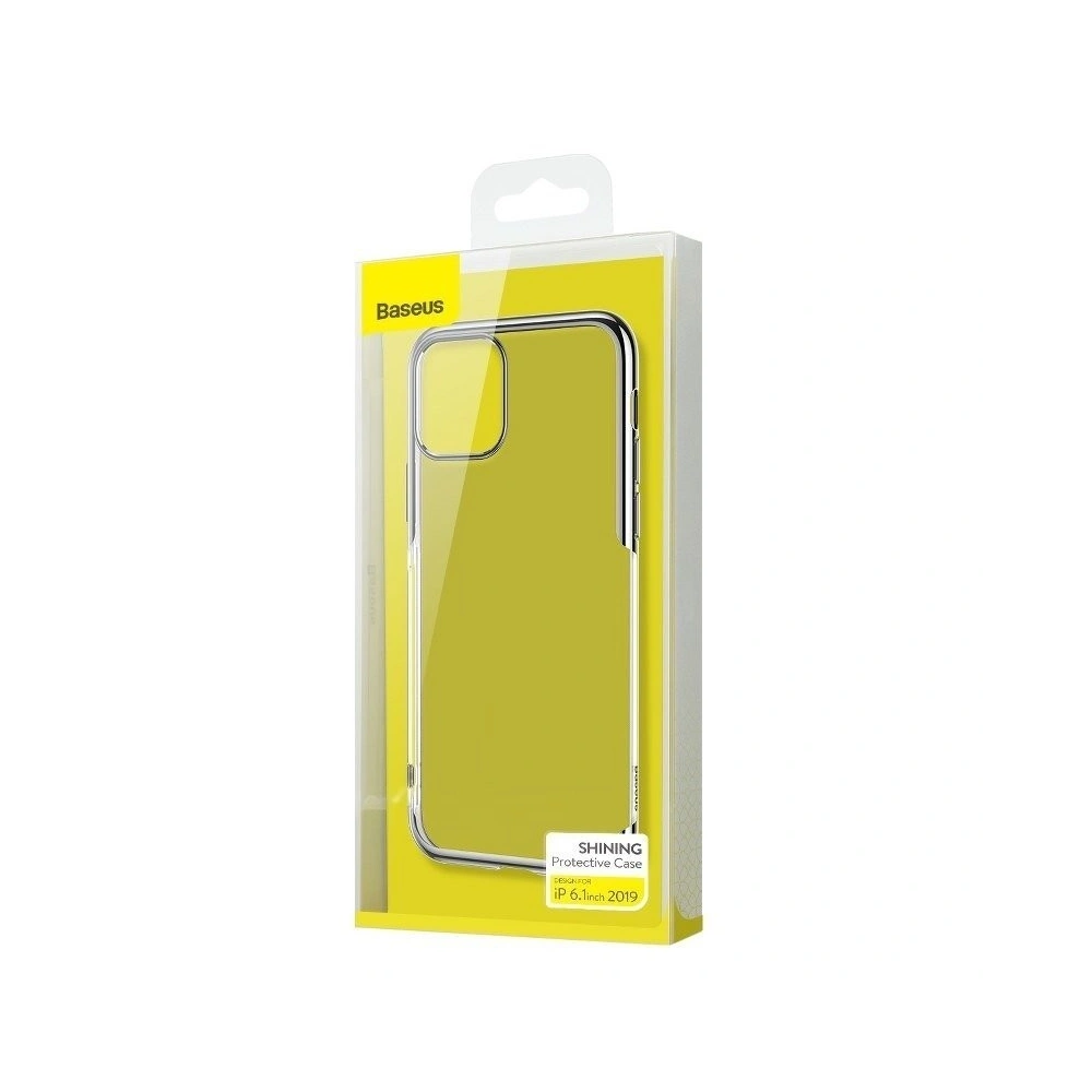 Wholesale Baseus Shining Case Apple iPhone 11 6.1 Silver - BSU1248SLV - {ean13} - Hurt