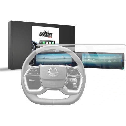 Folia ceramiczna GrizzGlass CarDisplay Protection do SsangYong Torres 12,3" (2024-2025)