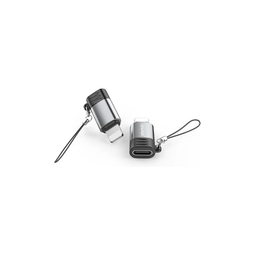 Hurtownia GSM - Adaptér AWEI A11 USB-C / Lightning šedý - AWEI230 - {ean13} - Hurt