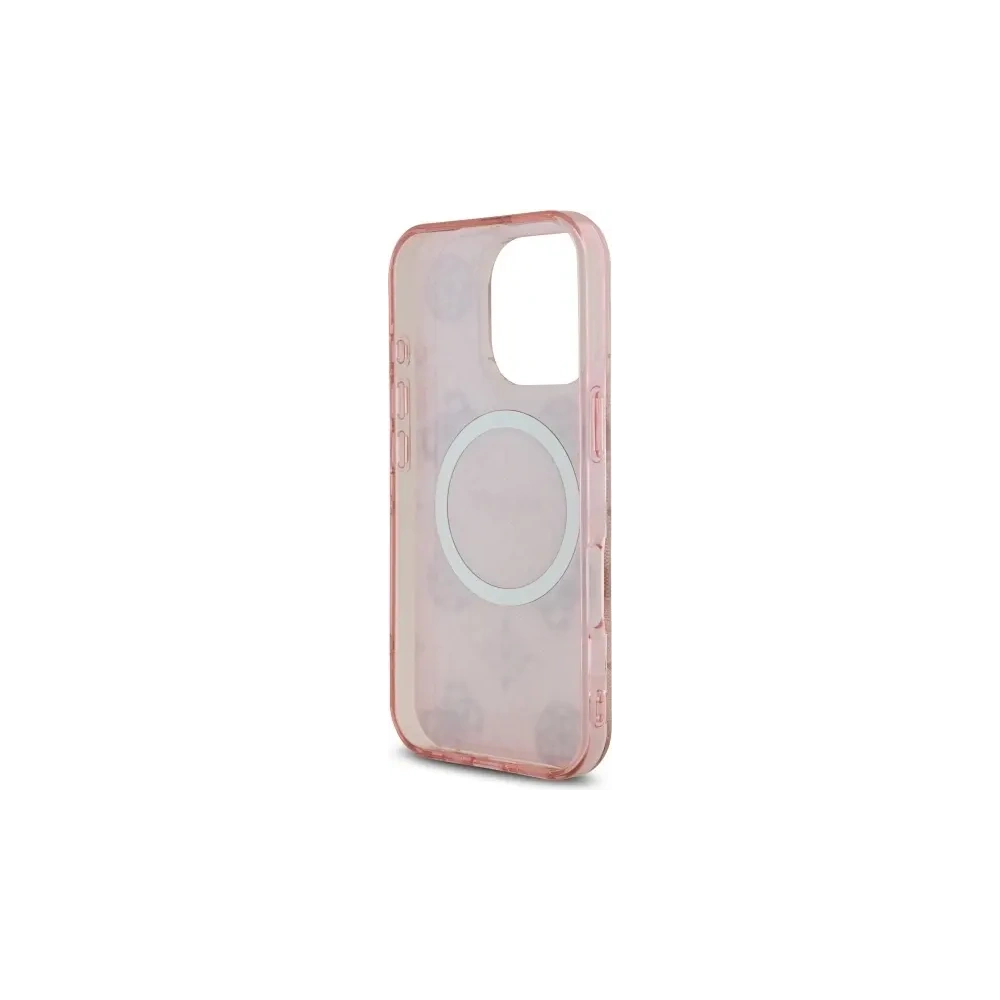 Hurtownia GSM - Etui Guess GUHMP16XH4PYEEP Apple iPhone 16 Pro Max hardcase IML Peony On 4G Background MagSafe różowy/pink - GUE3671 - {ean13} - Hurt