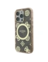 Hurtownia GSM - Guess GUHMP16XH4PYEEW Apple iPhone 16 Pro Max Hardcase IML Pfingstrose auf 4G Hintergrund MagSafe braun - GUE3672 - {ean13} - Hurt