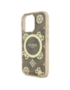 Wholesale Guess GUHMP16XH4PYEEW Apple iPhone 16 Pro Max hardcase IML Peony On 4G Background MagSafe brown - GUE3672 - {ean13} - Hurt