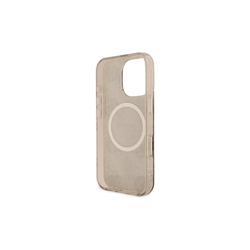 Wholesale Guess GUHMP16XH4PYEEW Apple iPhone 16 Pro Max hardcase IML Peony On 4G Background MagSafe brown - GUE3672 - {ean13} - Hurt