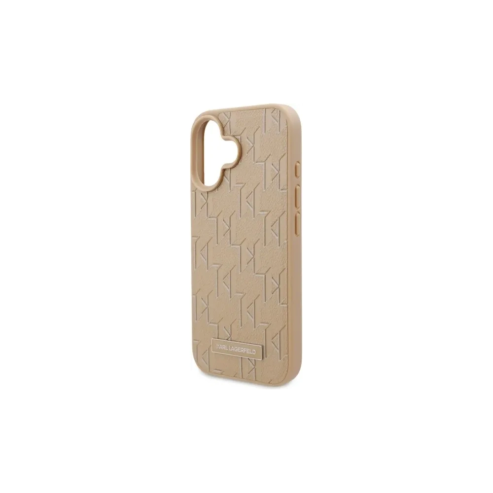 Hurtownia GSM - Etui Karl Lagerfeld KLHMP16SPKHPORPE Apple iPhone 16 hardcase Hot Stamp Magsafe beżowy/beige - KLD21770 - {ean13} - Hurt