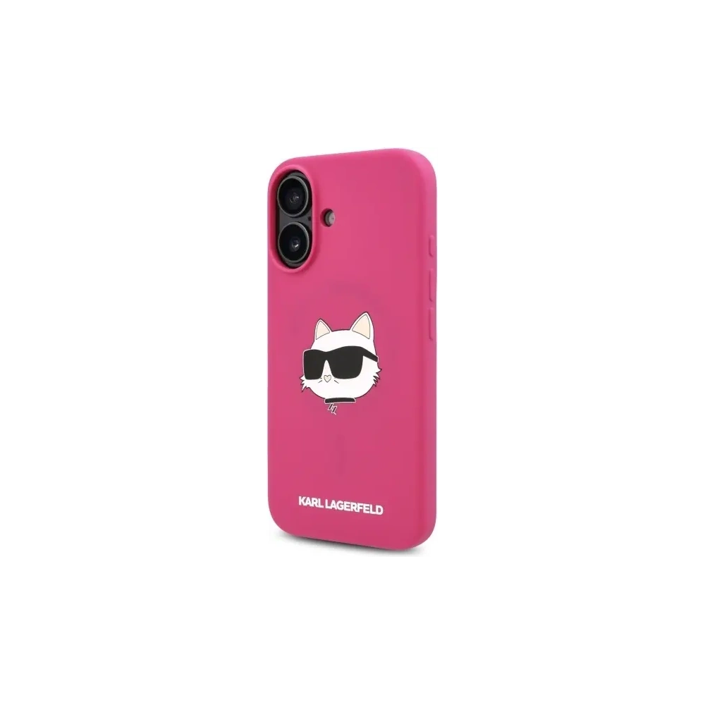 Hurtownia GSM - Etui Karl Lagerfeld KLHMP16SSCHPPLF Apple iPhone 16 hardcase Silicone Choupette Head Print MagSafe fuksja/fuschia - KLD21771 - {ean13} - Hurt