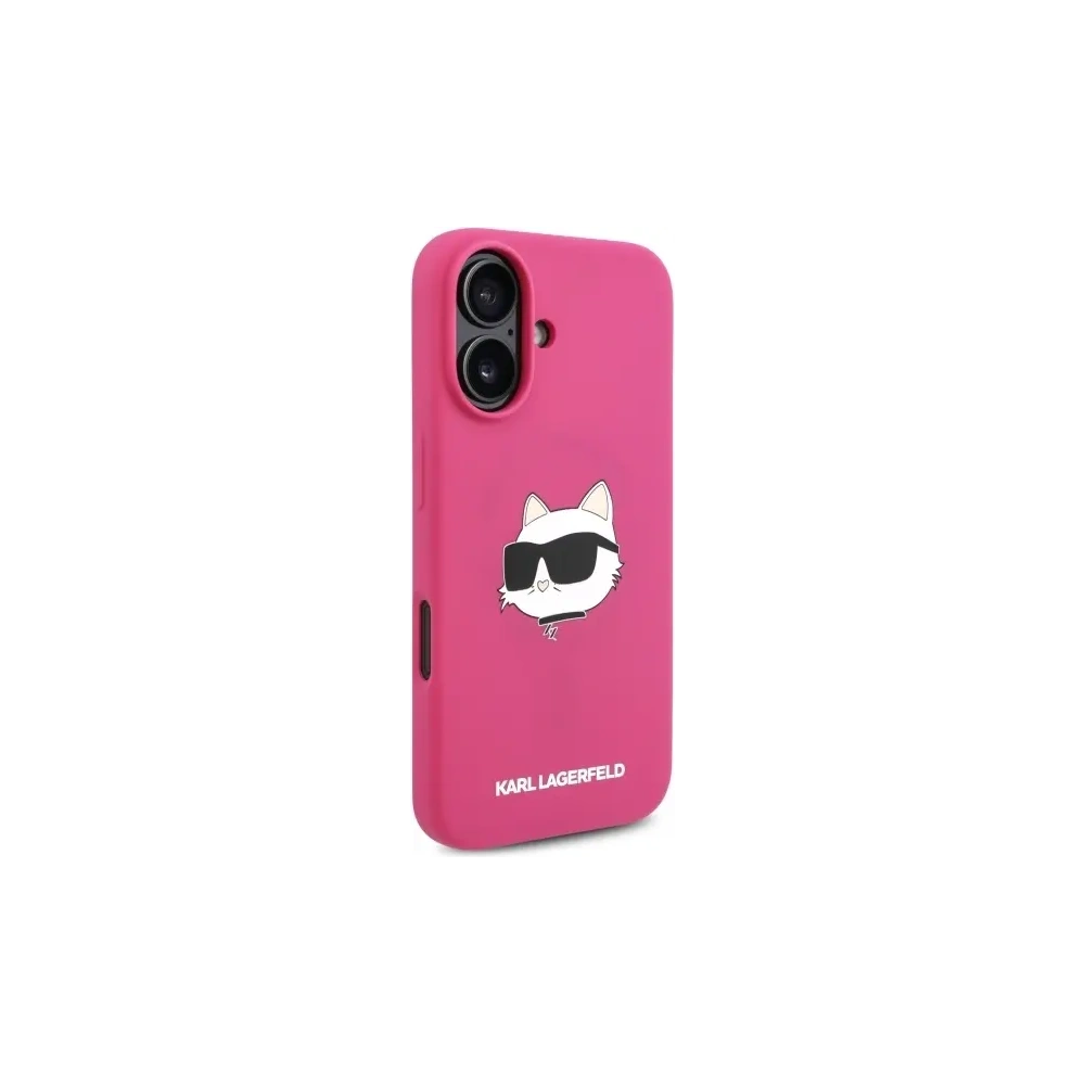 Hurtownia GSM - Etui Karl Lagerfeld KLHMP16SSCHPPLF Apple iPhone 16 hardcase Silicone Choupette Head Print MagSafe fuksja/fuschia - KLD21771 - {ean13} - Hurt