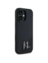 Wholesale Karl Lagerfeld KLHMP16SSCMKMPCK Apple iPhone 16 hardcase Silicone Shadow Metal Initial MagSafe black - KLD21772 - {ean13} - Hurt