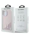 Hurtownia GSM - Etui Karl Lagerfeld KLHMP16SSCMKMPCP Apple iPhone 16 hardcase Silicone Shadow Metal Initial MagSafe różowy/pink - KLD21773 - {ean13} - Hurt