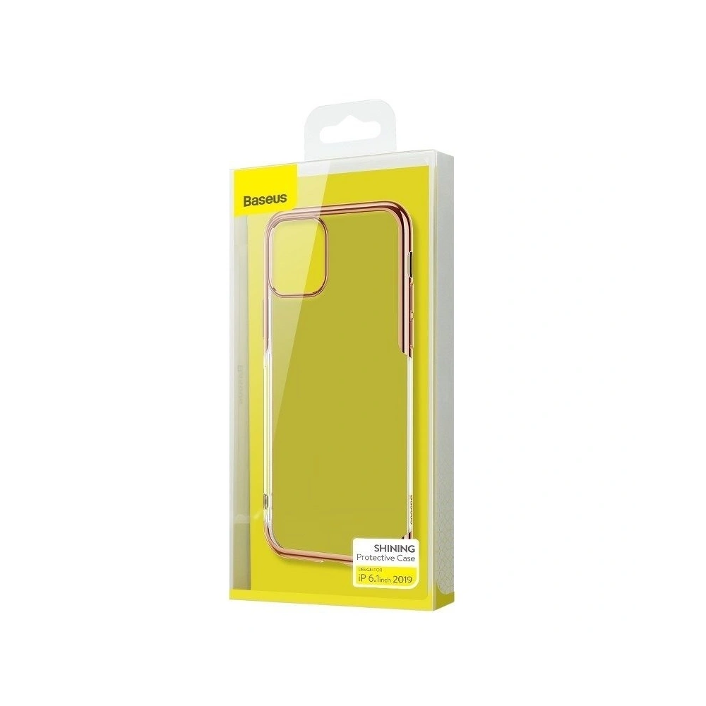 Hurtownia GSM - Durchsichtiges Etui Baseus Shining Case für iPhone 11 6,1 (gold) - BSU1250GLD - {ean13} - Hurt