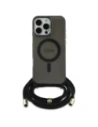 Wholesale Guess GUHMP16XHCTSGNSK Apple iPhone 16 Pro Max hardcase Crossbody Cord Script MagSafe black - GUE3674 - {ean13} - Hurt