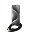 Hurtownia GSM - Guess GUHMP16XHCTSGNSK Apple iPhone 16 Pro Max Hardcase Crossbody Cord Script MagSafe schwarz - GUE3674 - {ean13} - Hurt