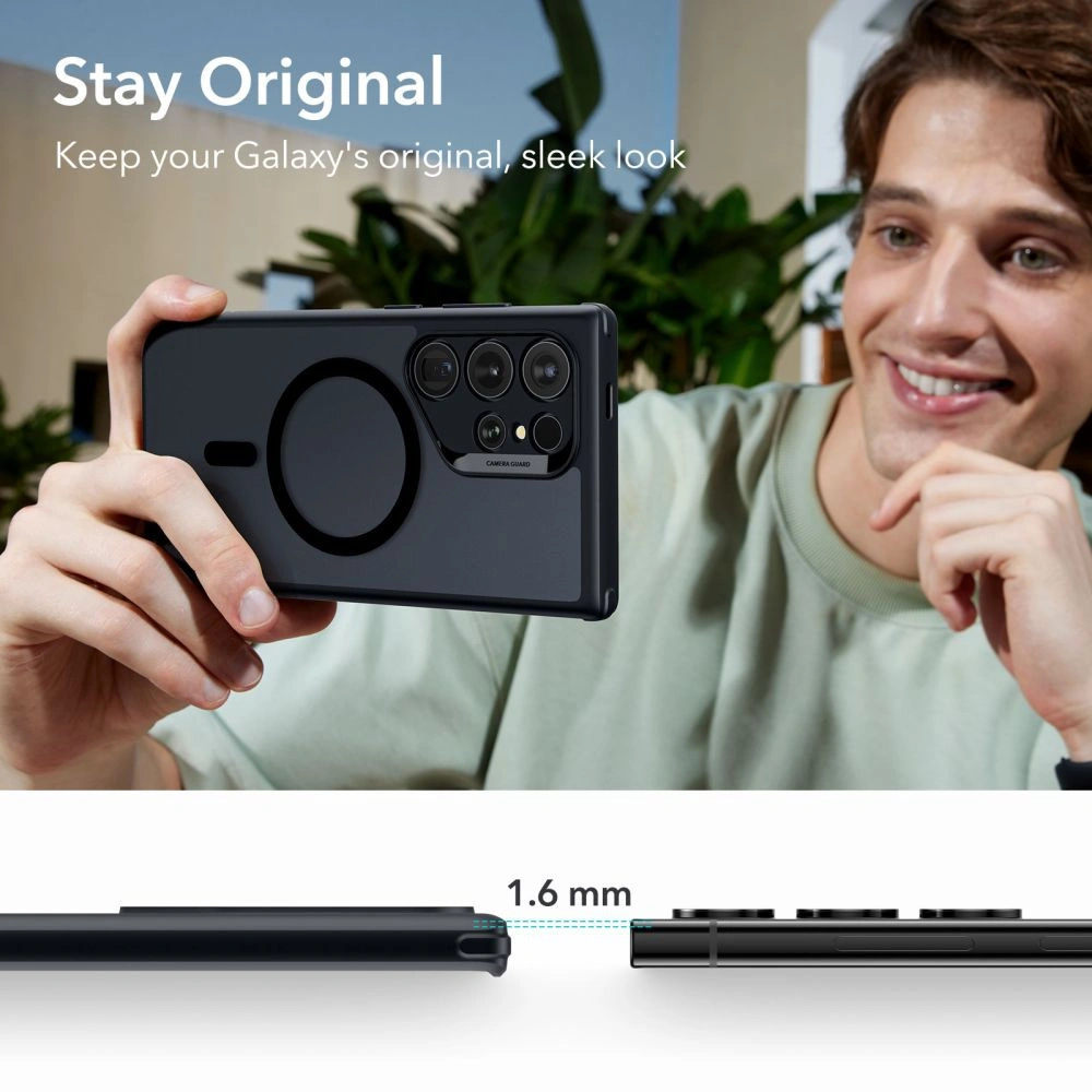 Hurtownia GSM - [OUTLET] Etui ESR Classic Hybrid HaloLock MagSafe Samsung Galaxy S24 Ultra Negru Înghețat - OT-702 - {ean13} - Hurt