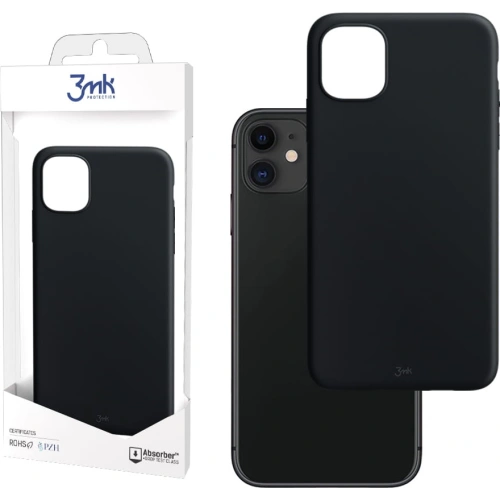 [OUTLET] Etui 3MK Matt Case Apple iPhone 11 czarny/black