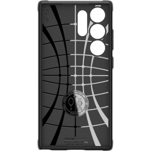 Hurtownia GSM - [OUTLET] Case Spigen Rugged Armor Samsung Galaxy S24 Ultra Matt Schwarz - OT-709 - {ean13} - Hurt