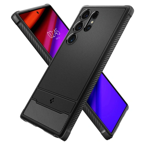 [OUTLET] Etui Spigen Rugged Armor Samsung Galaxy S24 Ultra Matte Black