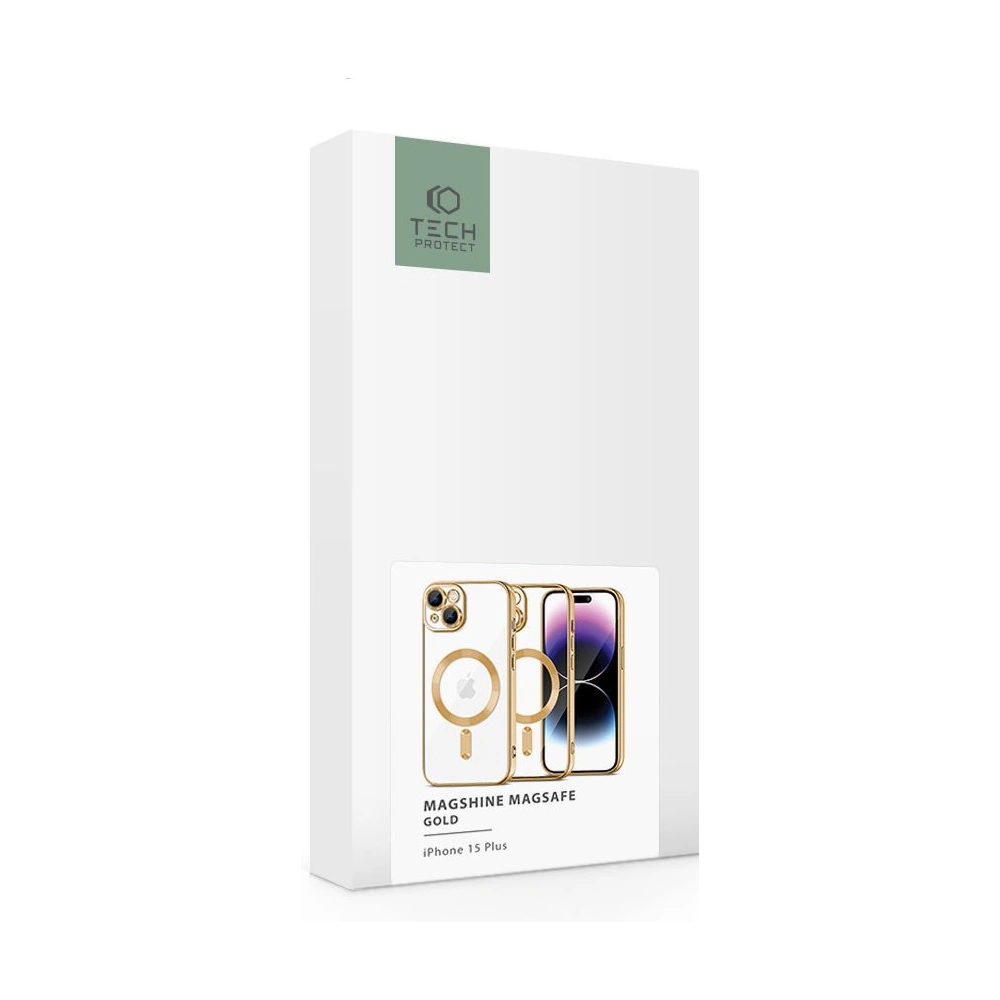 Hurtownia GSM - [OUTLET] Tok Tech-Protect Magshine MagSafe Apple iPhone 15 Plus / 14 Plus Arany - OT-710 - {ean13} - Hurt