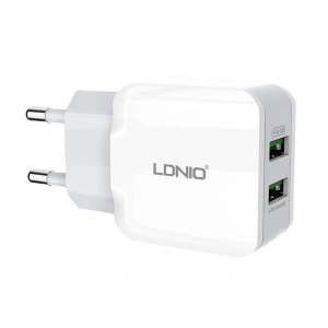 Hurtownia GSM - [OUTLET] Síťová nabíječka LDNIO A2202, 2x USB, 12W (bílá) - OT-716 - {ean13} - Hurt