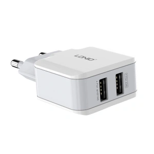 Hurtownia GSM - [OUTLET] Síťová nabíječka LDNIO A2202, 2x USB, 12W (bílá) - OT-716 - {ean13} - Hurt