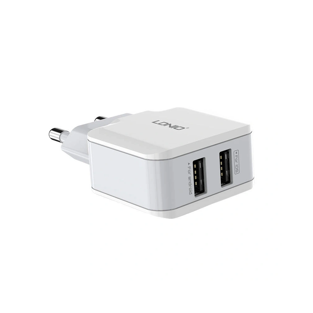 Hurtownia GSM - [OUTLET] Síťová nabíječka LDNIO A2202, 2x USB, 12W (bílá) - OT-716 - {ean13} - Hurt