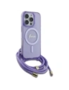 Hurtownia GSM - Guess GUHMP16XHCTSGNSU Apple iPhone 16 Pro Max Hartschale Crossbody Cord Script MagSafe lila - GUE3676 - {ean13} - Hurt