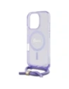 Hurtownia GSM - Guess GUHMP16XHCTSGNSU Apple iPhone 16 Pro Max husă din plastic Crossbody Cord Script MagSafe violet - GUE3676 - {ean13} - Hurt