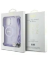 Wholesale Guess GUHMP16XHCTSGNSU Apple iPhone 16 Pro Max hardcase Crossbody Cord Script MagSafe purple - GUE3676 - {ean13} - Hurt