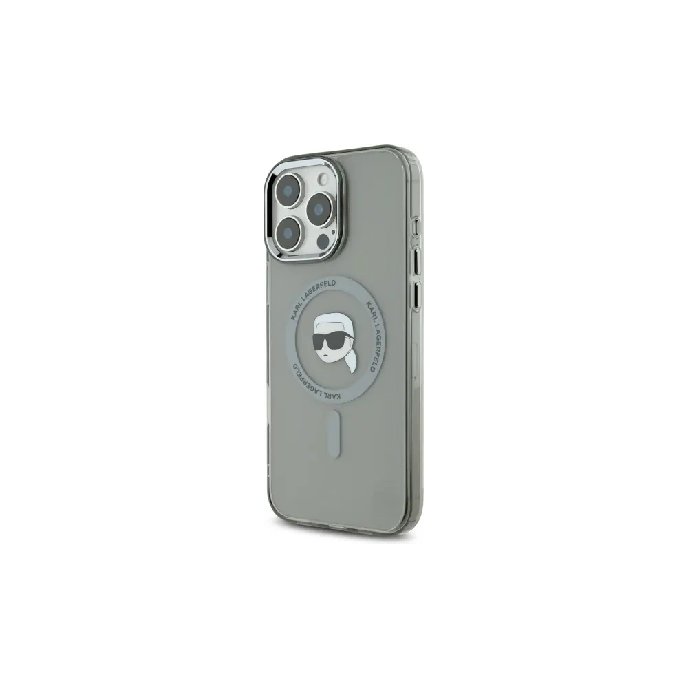 Hurtownia GSM - Etui Karl Lagerfeld KLHMP16XHLSKIK Apple iPhone 16 Pro Max hardcase IML Metal Karl Head MagSafe černý/black - KLD21777 - {ean13} - Hurt